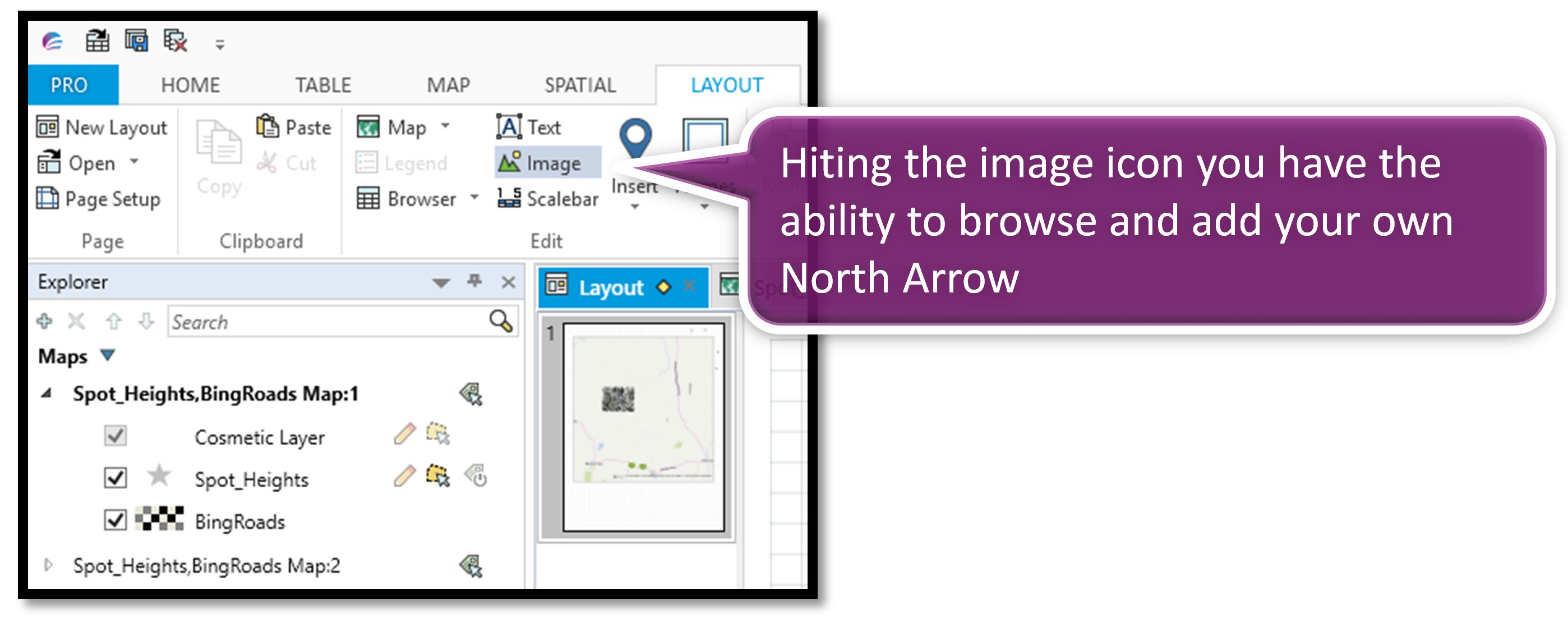 Add a North Arrow Add a North Arrow